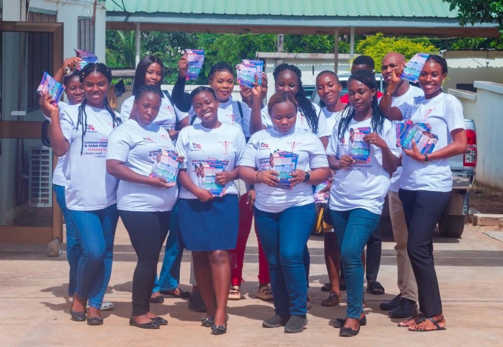 Superior Medical Centre and Jana Foundation team with awareness leaflets