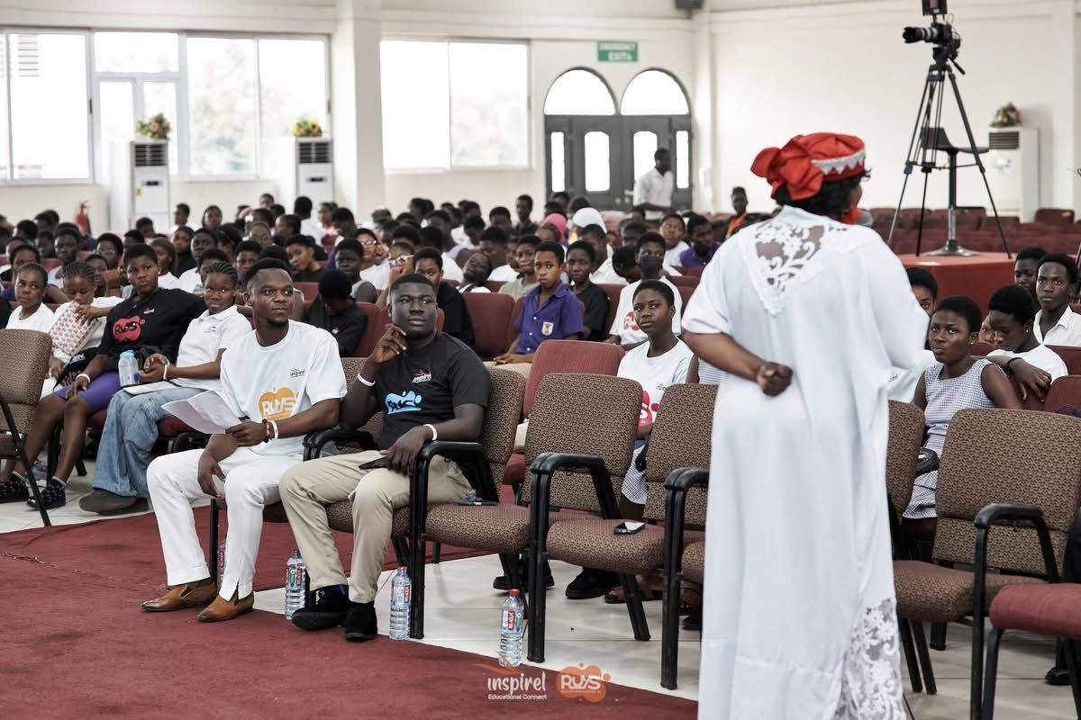 Students gathered for a leadership engagement session